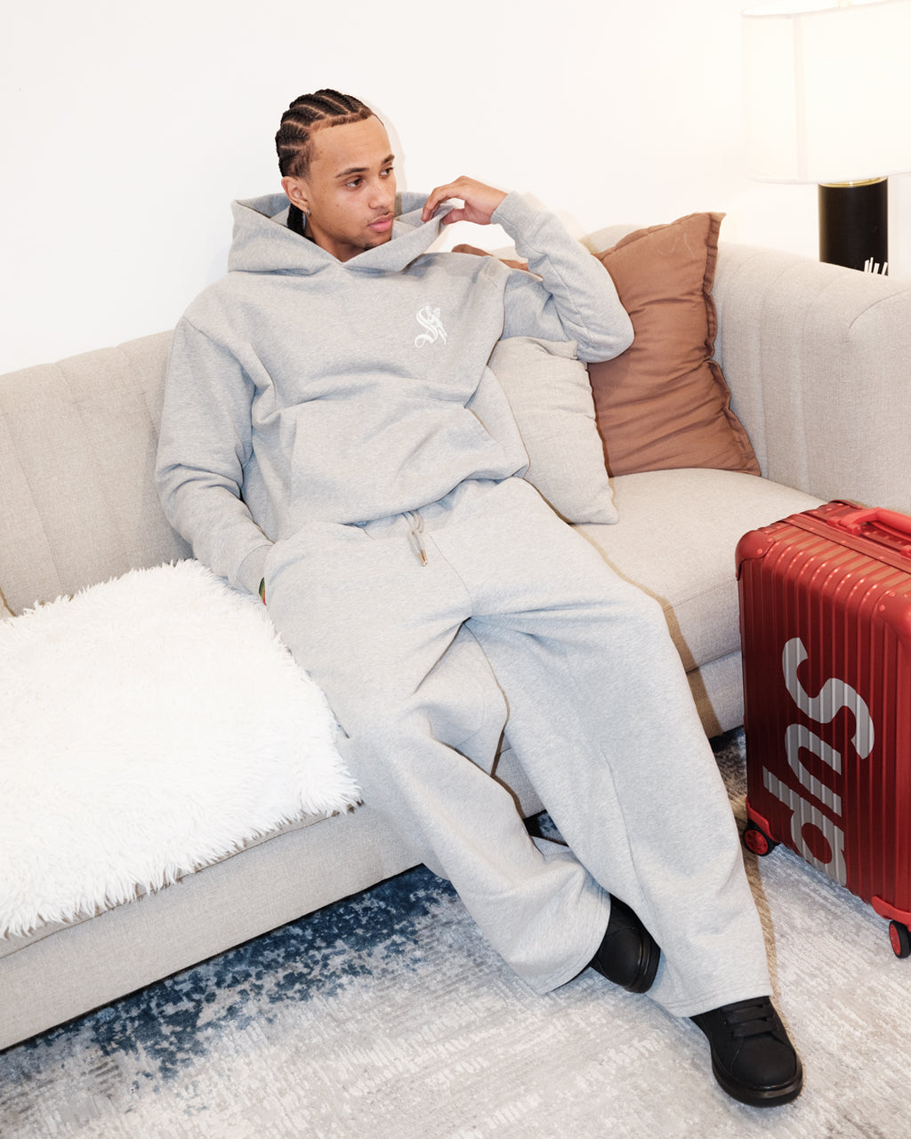 SAINTSVILLE HOODIE - ASH VILLE