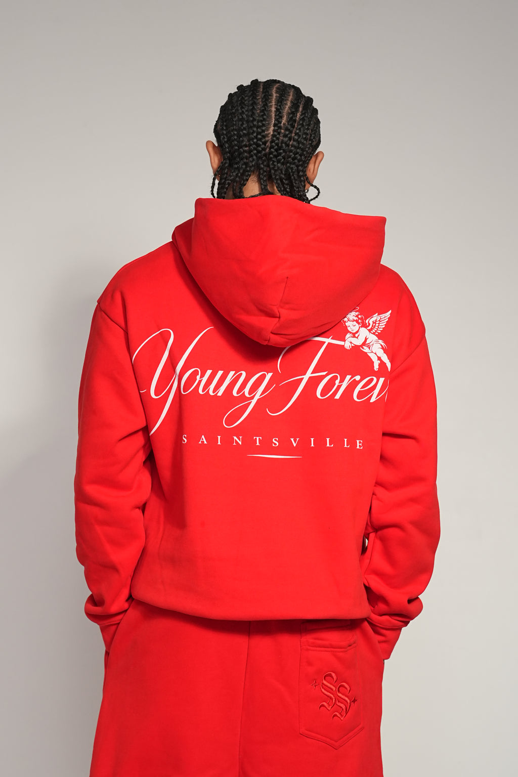 SAINTSVILLE HOODIE - VILLE RED
