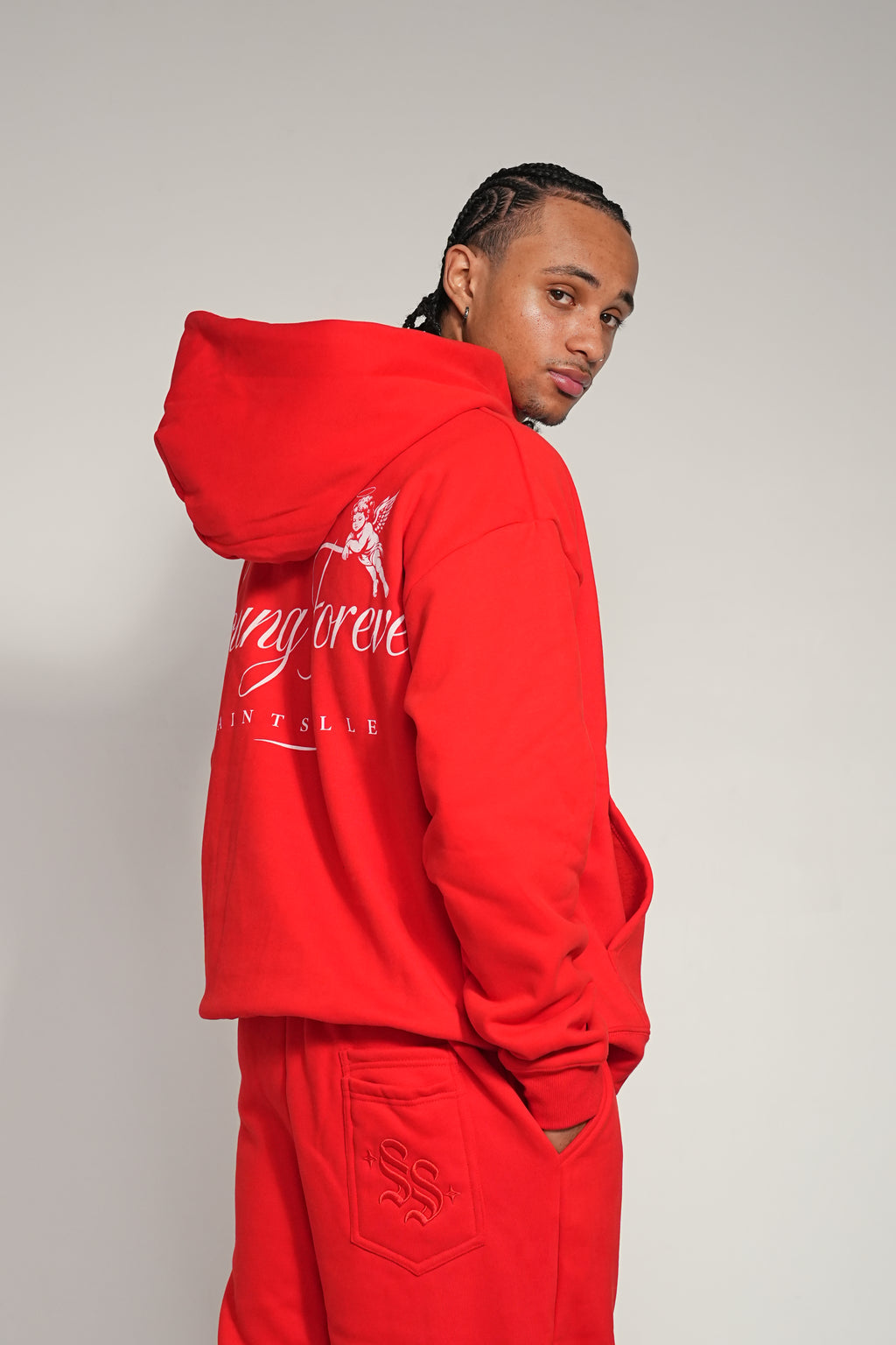 SAINTSVILLE HOODIE - VILLE RED