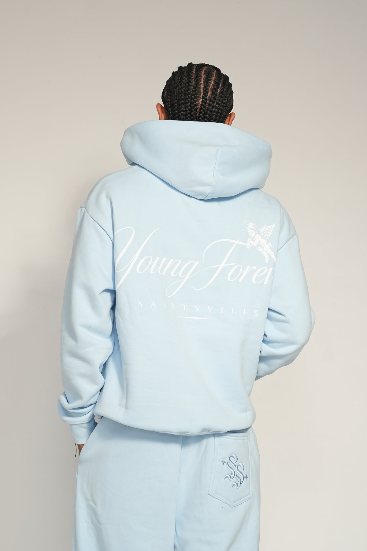 SAINTSVILLE HOODIE - YOUNG BLUE