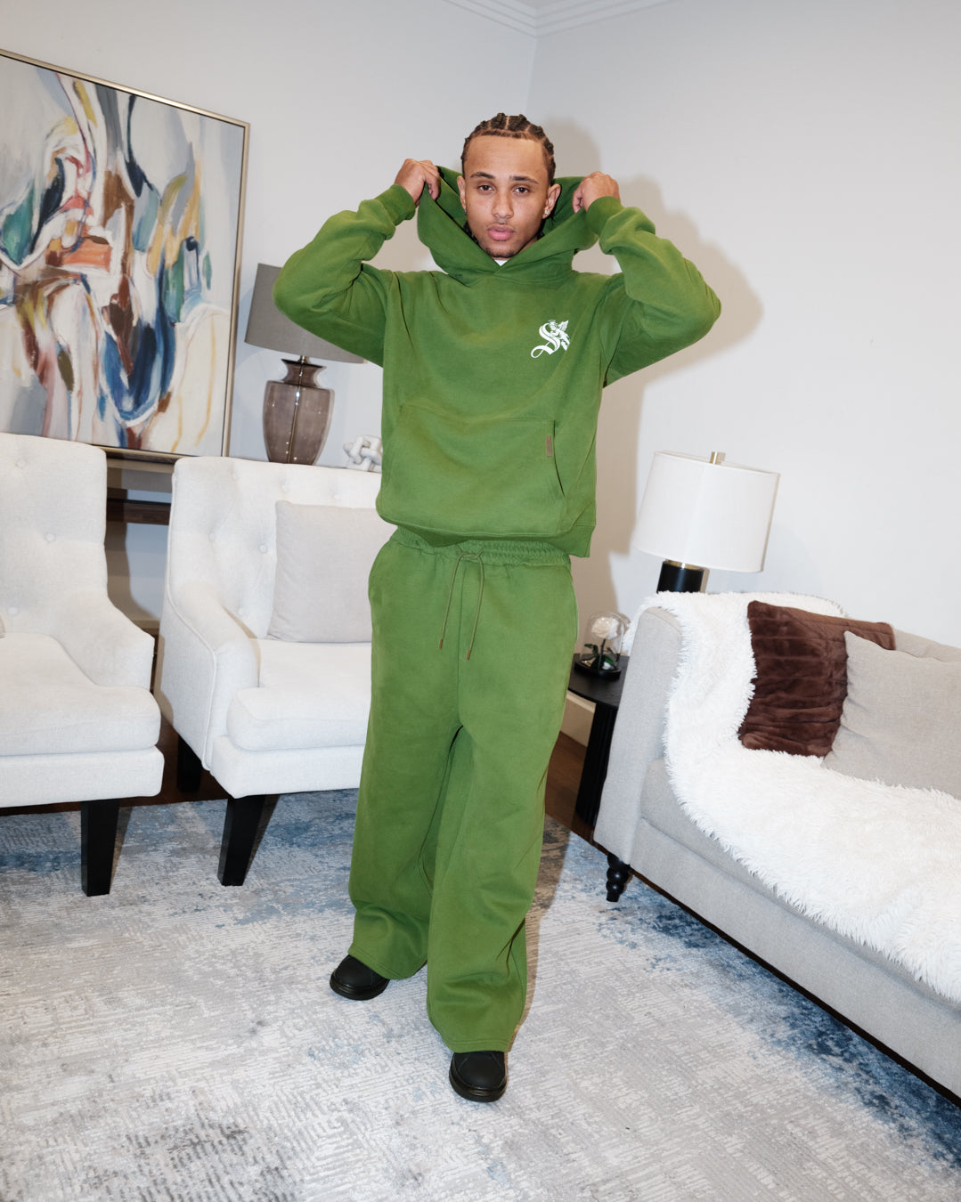 SAINTSVILLE HOODIE - FOREST
