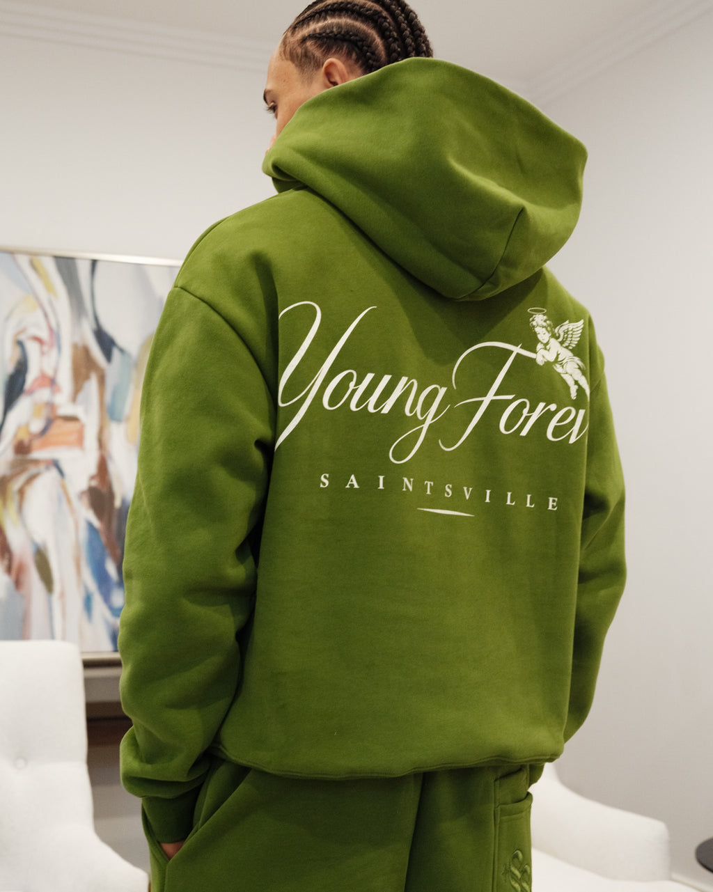 SAINTSVILLE HOODIE - FOREST