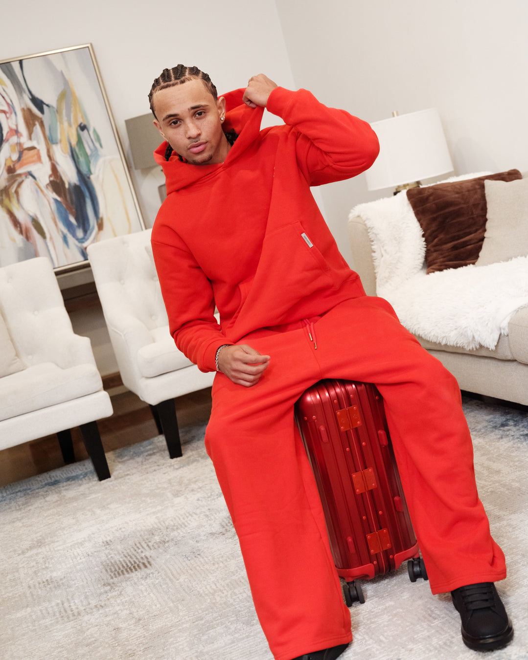 SAINTSVILLE HOODIE - VILLE RED