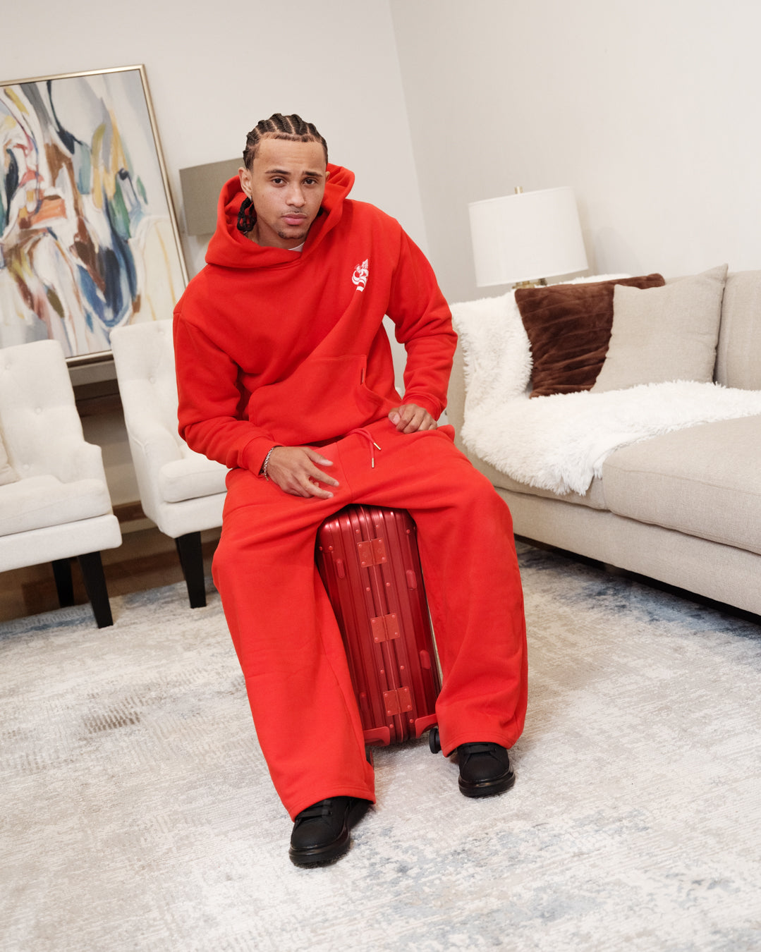 SAINTSVILLE HOODIE - VILLE RED